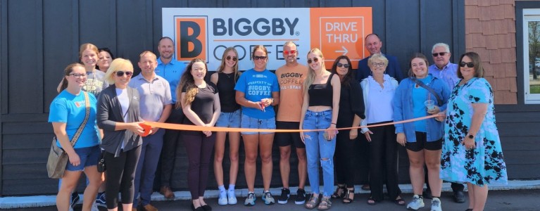 Biggby Coffee Ribbon Cutting